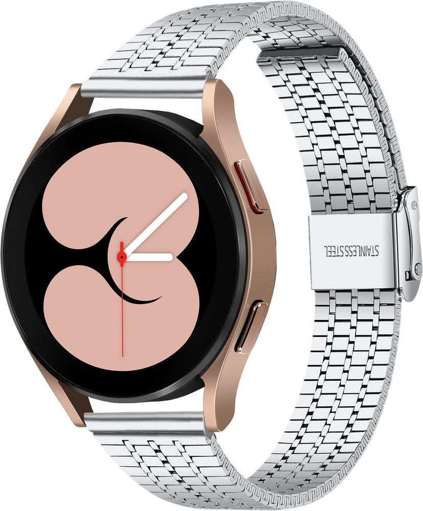 Браслет металлический Counic для Galaxy Watch 4 40 мм Silver (34029-59)