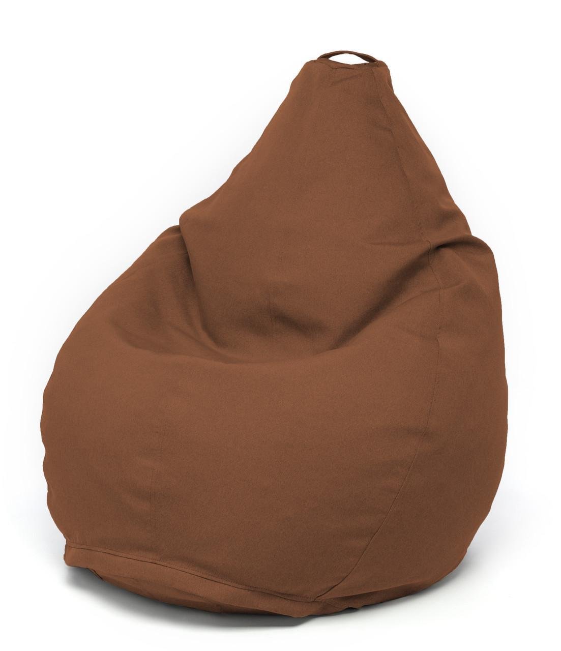 Кресло мешок MrBean Груша Рогожка L Светло-Коричневый (rbbl45) - фото 1