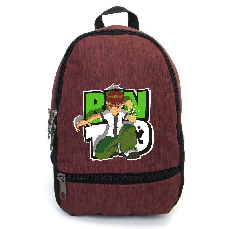 Школьный рюкзак подростковый Cappuccino Toys с принтом Ben 10 BTN 002 12,5 л Бордовый (1644581885)