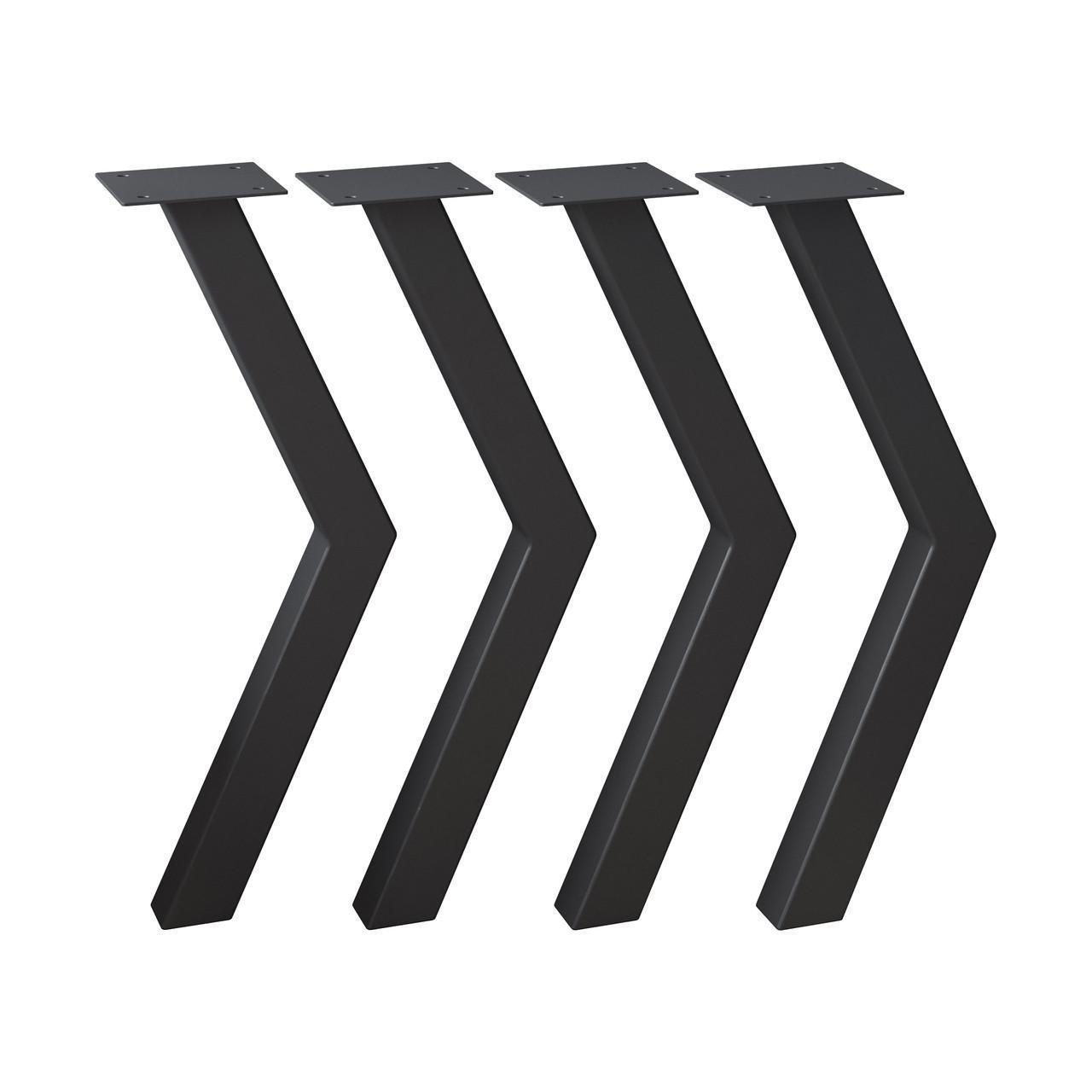 Комплект ножек для журнального стола из металла Scandi 450 мм 4 шт. Черный (1114) - фото 8 Комплект ножек для журнального стола из металла Scandi 450 мм 4 шт. Черный (1114) - фото 8