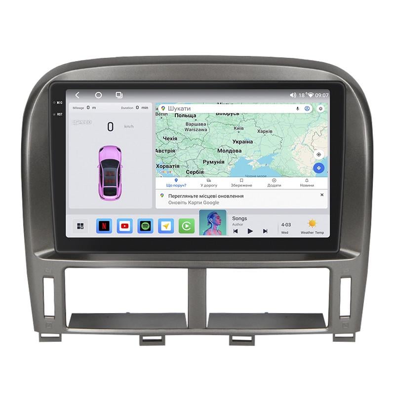 Автомагнитола штатная Lesko для Lexus LS III ver. 2 2000-2003 4/64 QLED CarPlay 4G Wi-Fi GPS Prime 9" (22391810) Автомагнитола штатная Lesko для Lexus LS III ver. 2 2000-2003 4/64 QLED CarPlay 4G Wi-Fi GPS Prime 9" (22391810)