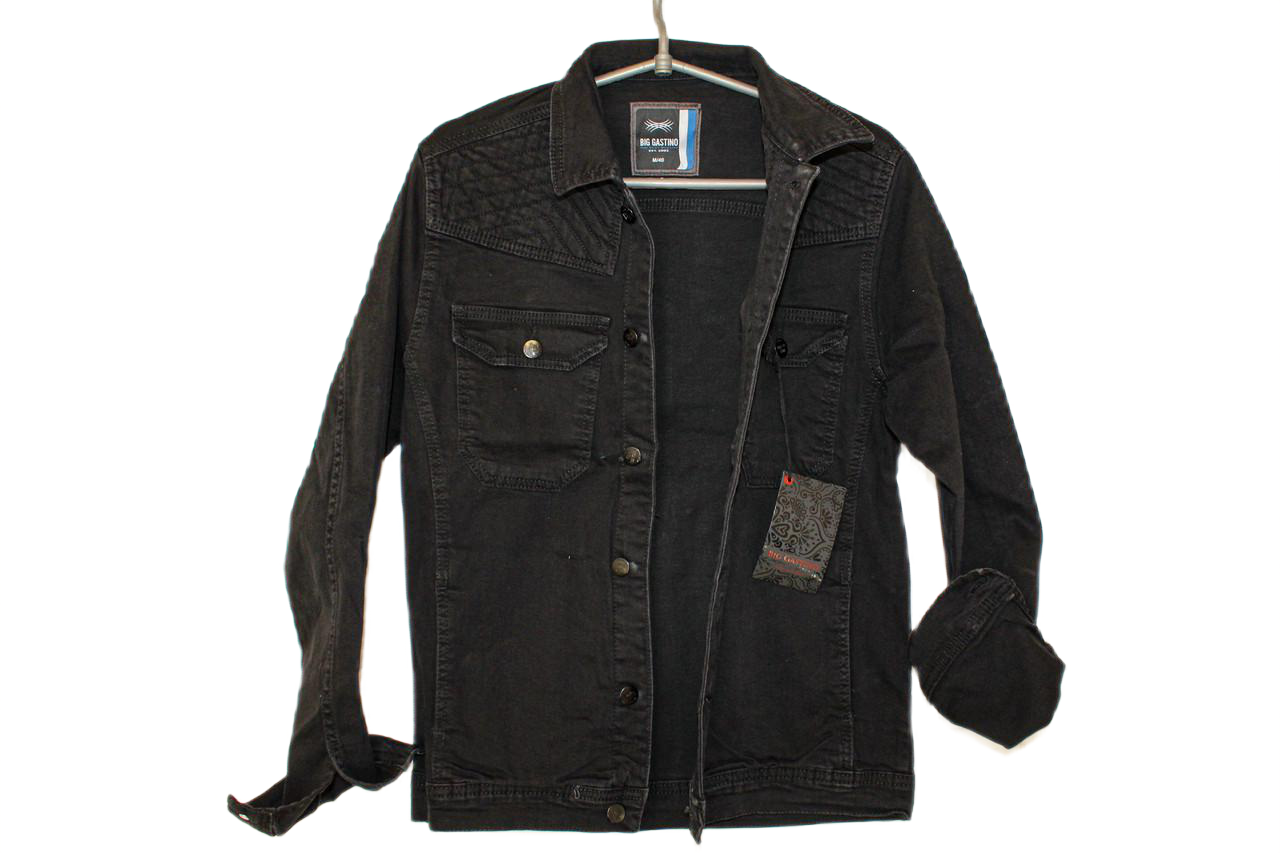 Куртка джинсовая 4-015 L Черный (1492)