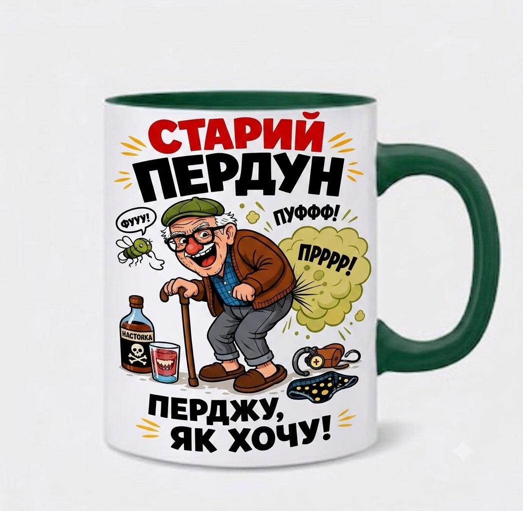 Чашка "Старий" 330 мл Белый
