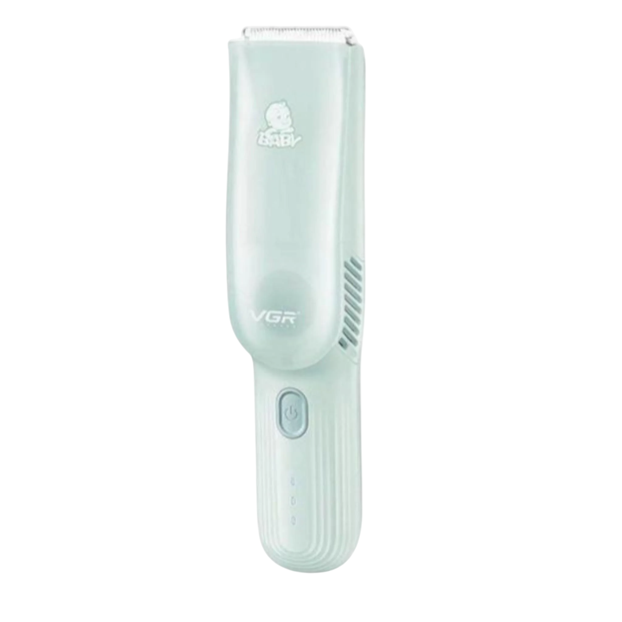 Машинка для стрижки волосся дитяча VGR Baby V-155 безшумна з вакуумним всмоктуванням волосся IPX7 водостійка Green (27871088)