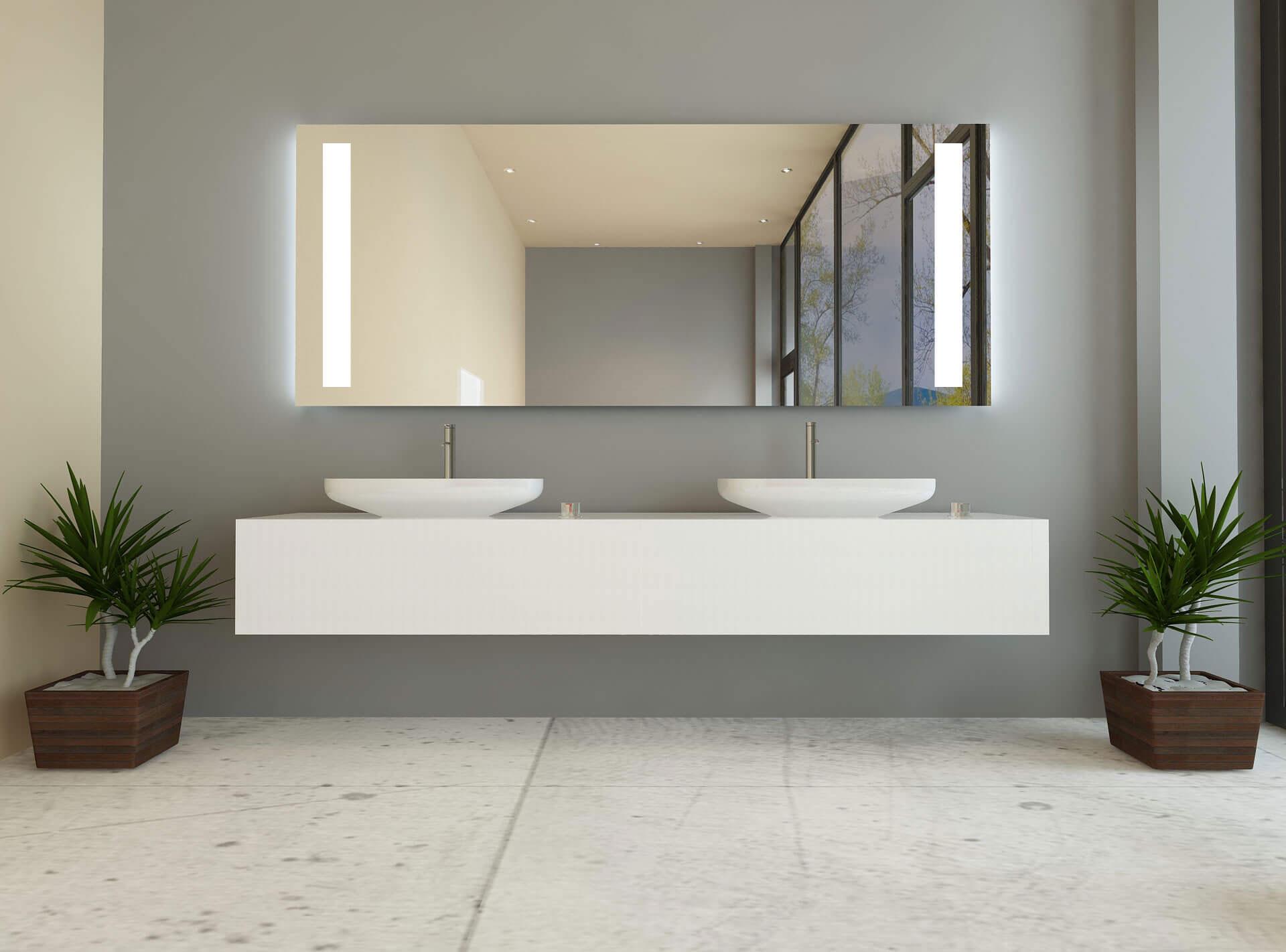 Зеркало Dim Dzerkal VARSI с LED-подсветкой 80х70 см (4250)