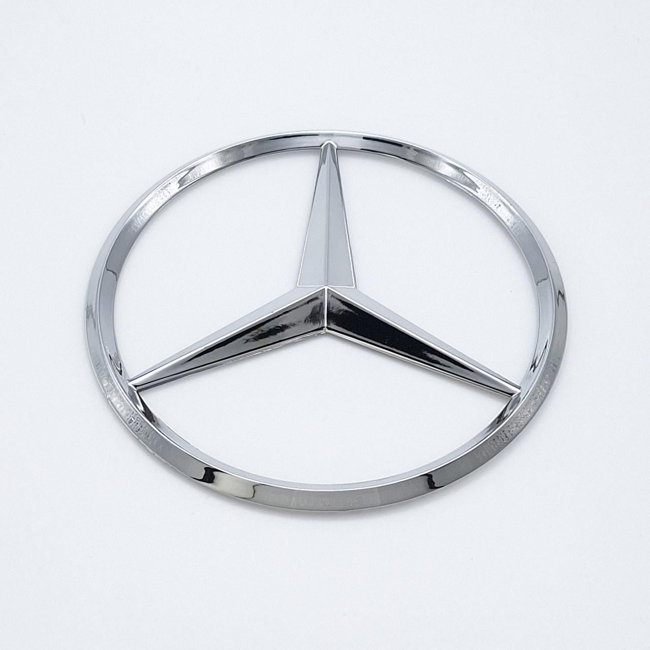 Эмблема Mercedes Benz 90 мм Хром глянцевый (2060559853)