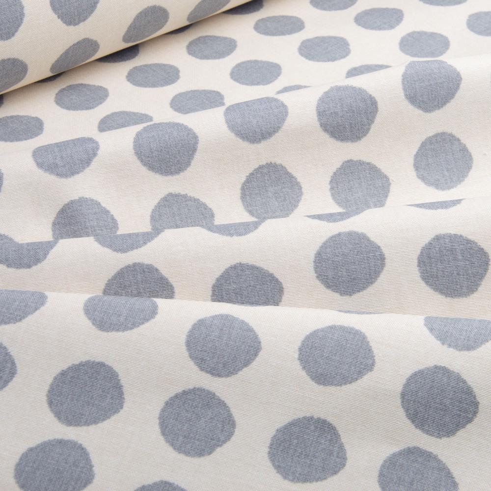 Тканина декоративна V-05 Горошок з водовідштовхувальним просоченням Молочний (25544) - фото 2