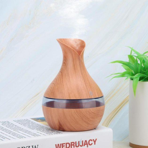 Зволожувач повітря витягнутий Humidifier 4978 Світле дерево - фото 3