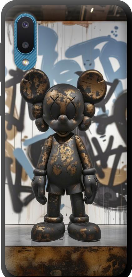 Чехол на Samsung Galaxy A02 A022G Bronze kaws v2 (6098b-2260-42517)