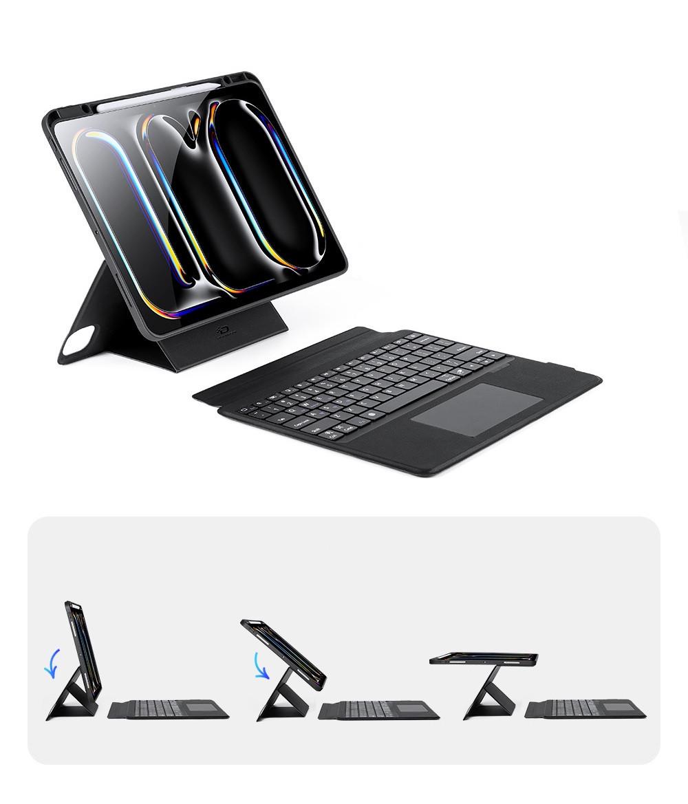 Чохол-клавіатура Dux Ducis Bluetooth 5.0 Keyboard для Apple iPad Pro 11'' 2018/2020/2021/2022 Black з підсвіткою (6934913002013) - фото 3
