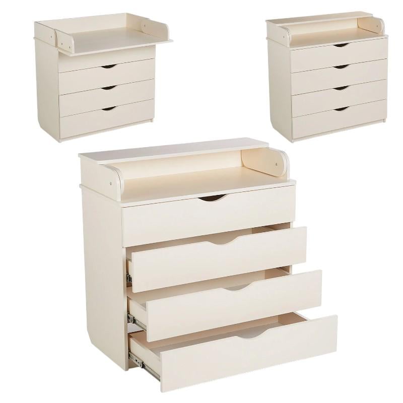 Комод для новорожденных с выдвижными ящиками 90х45х60 см Бежевый (DSK-902) - фото 3 Комод для новорожденных с выдвижными ящиками 90х45х60 см Бежевый (DSK-902) - фото 3