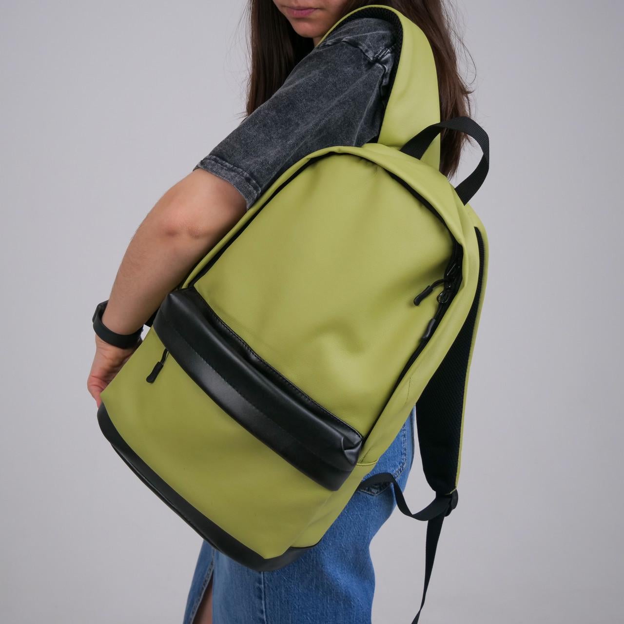 Рюкзак City в экокожи Олива (2193493267)