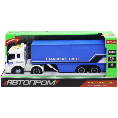 Трейлер Автопром 40х11,5х7 см Blue (195258)