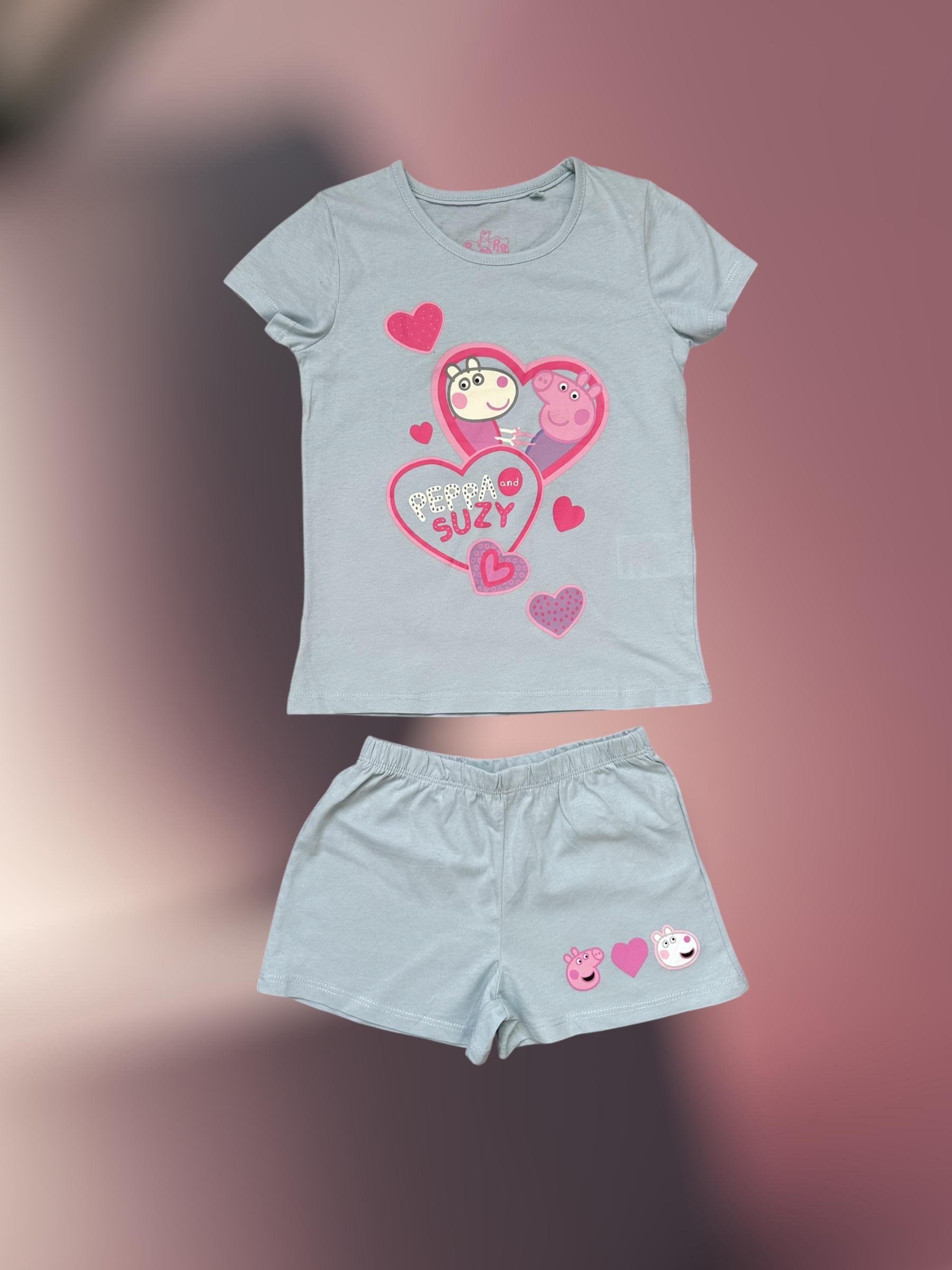 Піжама Peppa Pig 2-4 роки 98-104 см Блакитний (001300384)