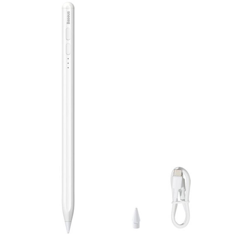 Стилус BASEUS Smooth Writing with LED Indicators Active Version White (SXBC000202) - фото 3