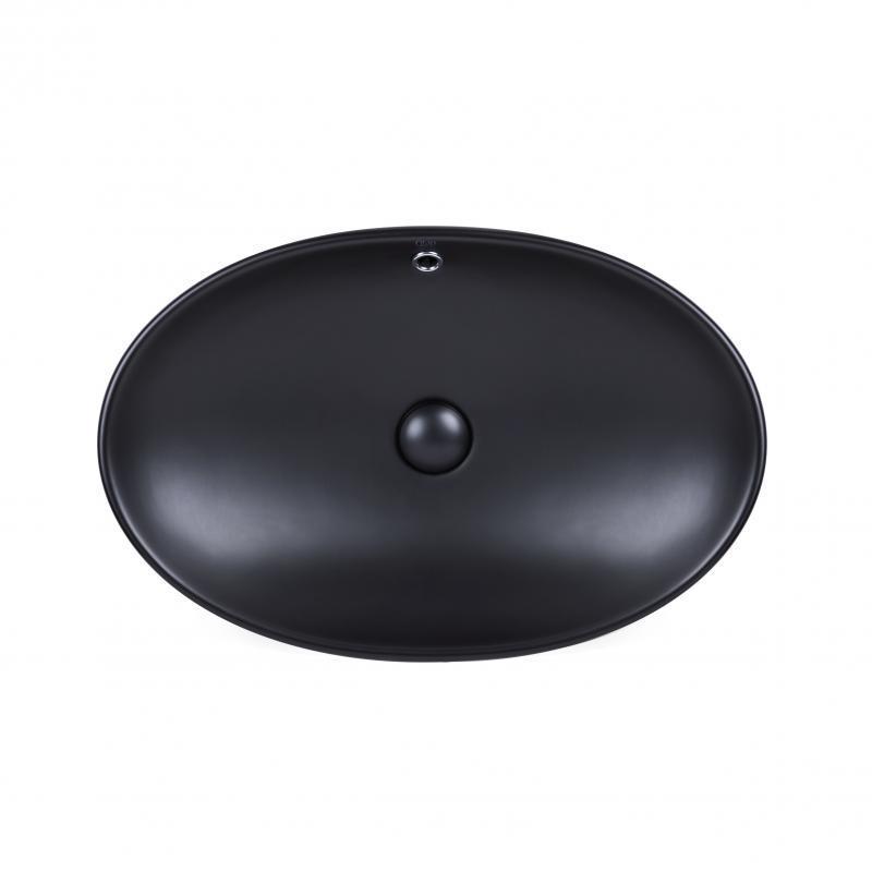 Раковина-чаша Q-tap Dove с донным клапаном Matt Black QT063077MBMB2MB