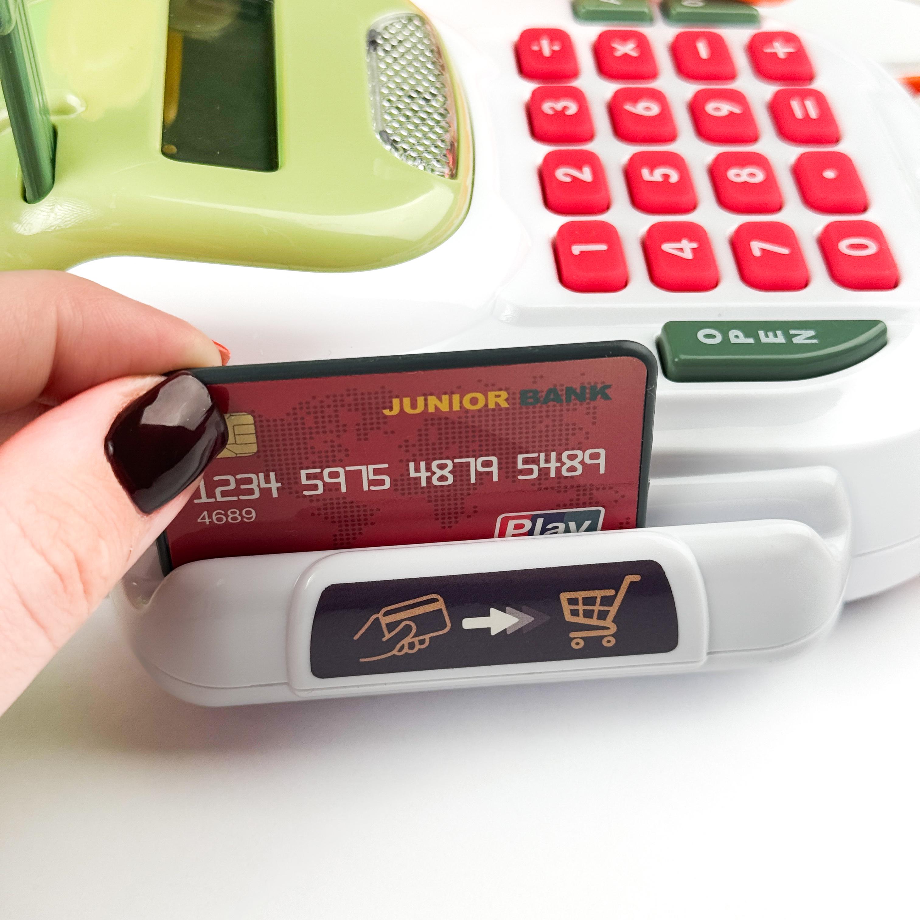 Интерактивный набор кассовый аппарат Настоящий магазин супермаркет 36 деталей (29688043) - фото 6