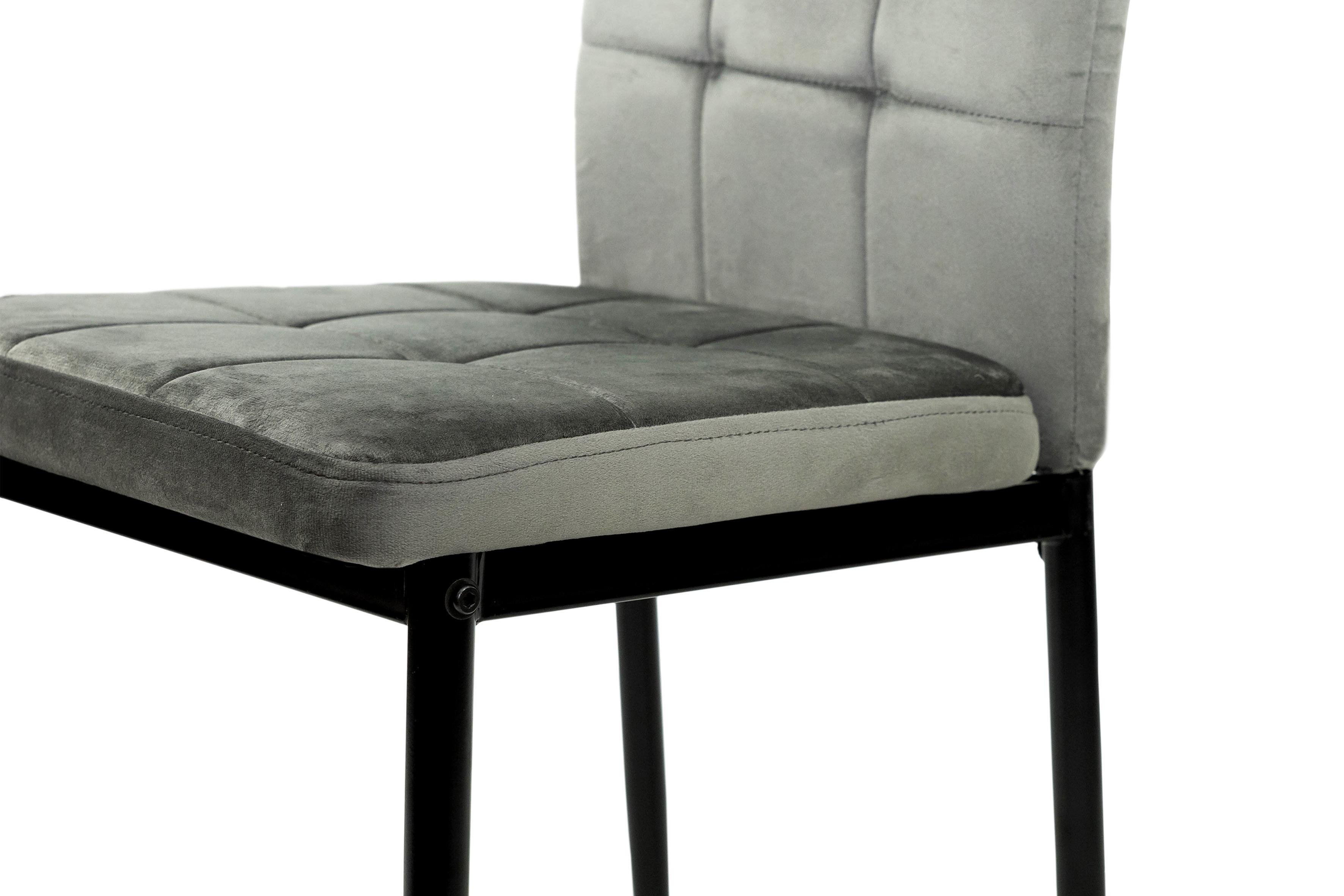 Стілець для кухні та вітальні ГРЕЙС Айс 410х980х510 мм Чорний/Попелястий (GAА0056267) - фото 6 Стілець для кухні та вітальні ГРЕЙС Айс 410х980х510 мм Чорний/Попелястий (GAА0056267) - фото 6