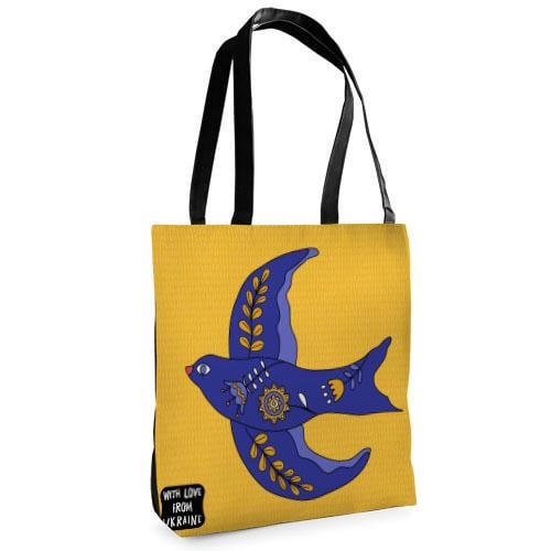 Сумка тканинна Presentville Tenderness Вільний птах (ST 22U005 BL)