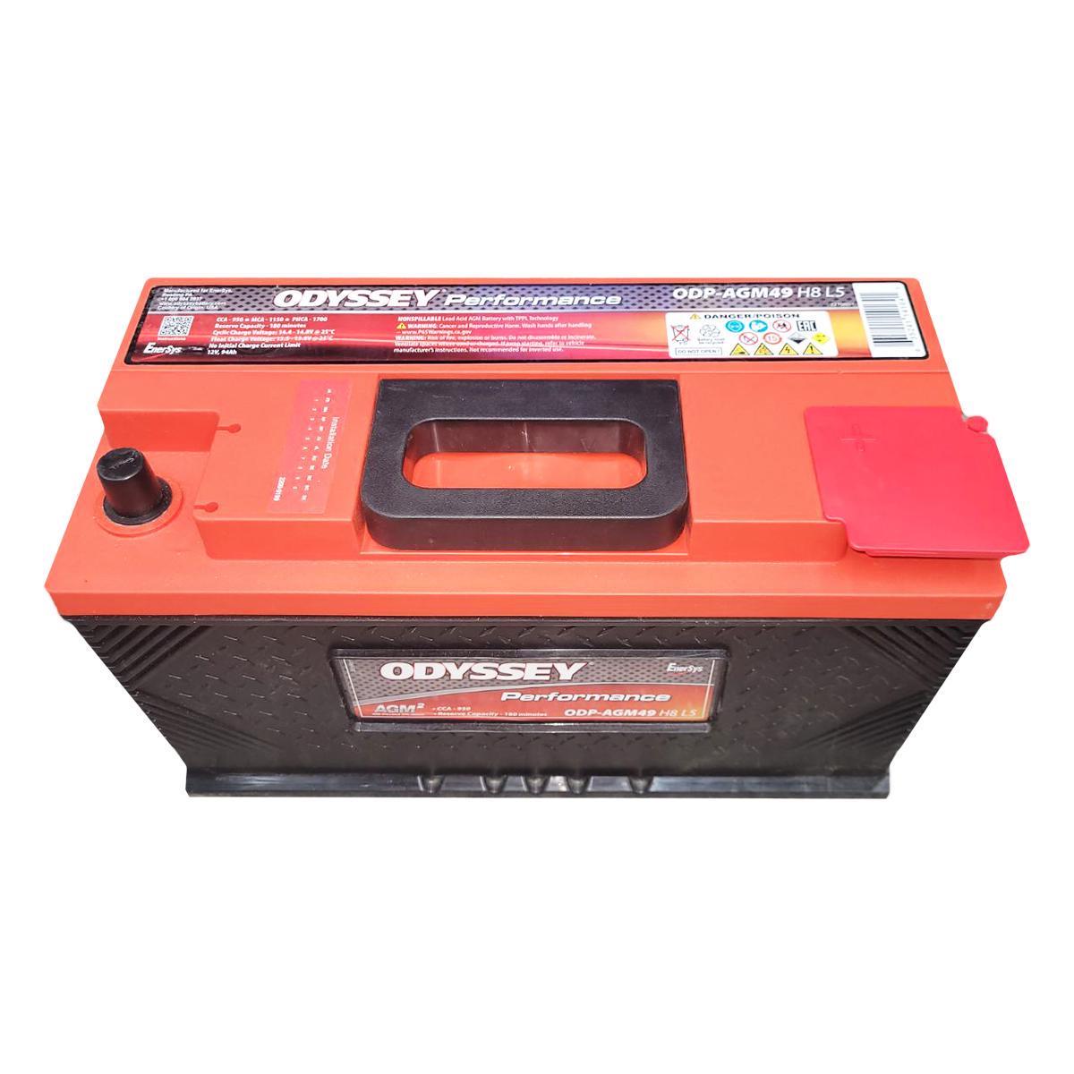 Аккумулятор автомобильный ODYSSEY Performance AGM ODP-AGM49 6СТ-94 Ah 950А CCA (160909) - фото 3 Аккумулятор автомобильный ODYSSEY Performance AGM ODP-AGM49 6СТ-94 Ah 950А CCA (160909) - фото 3
