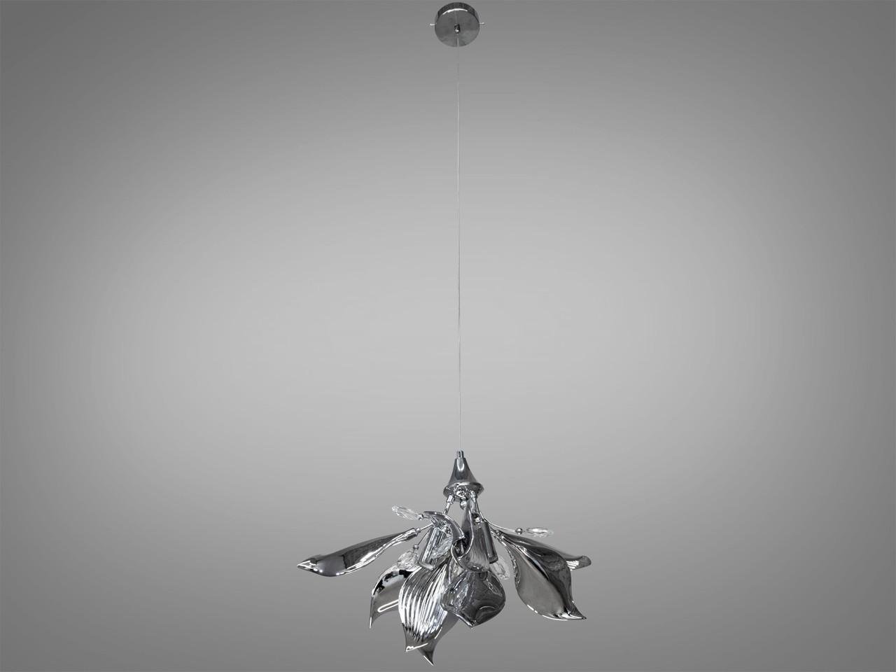 Люстра керамічна в кухню 7229-3PHR-LS на 3 лампи Хром (2480150343)