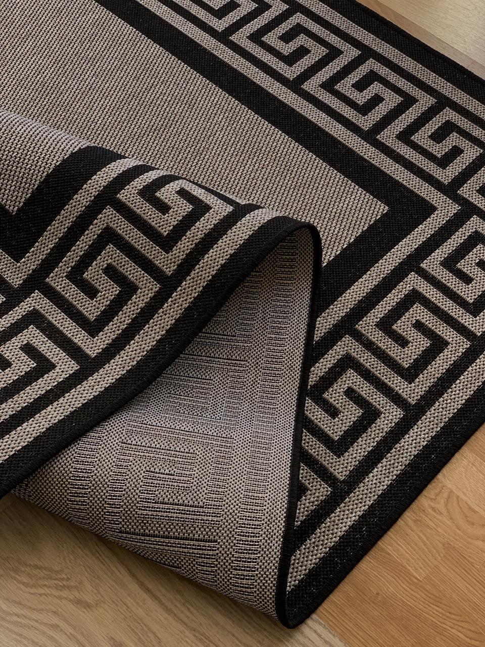 Ковер безворсовый абстрактный 80х150 см Серый 10161-0515(2599126363) - фото 5 Ковер безворсовый абстрактный 80х150 см Серый 10161-0515(2599126363) - фото 5