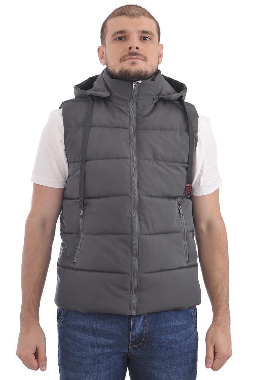 Жилет чоловічий Bopaike 23-889 Сірий (23-889_28_54) - фото 2 Жилет чоловічий Bopaike 23-889 Сірий (23-889_28_54) - фото 2