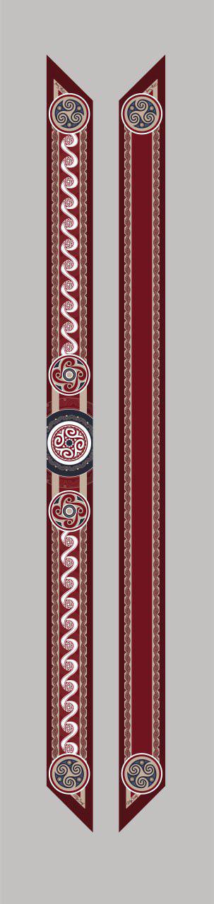 Шарф чоловічий My Scarf Трипілля Коричневий (29735108)