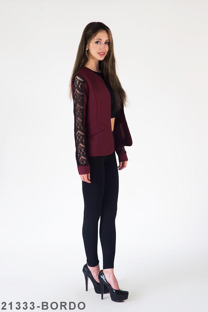 Пиджак женский Podium Darline 21333-BORDO XL Бордовый - фото 3