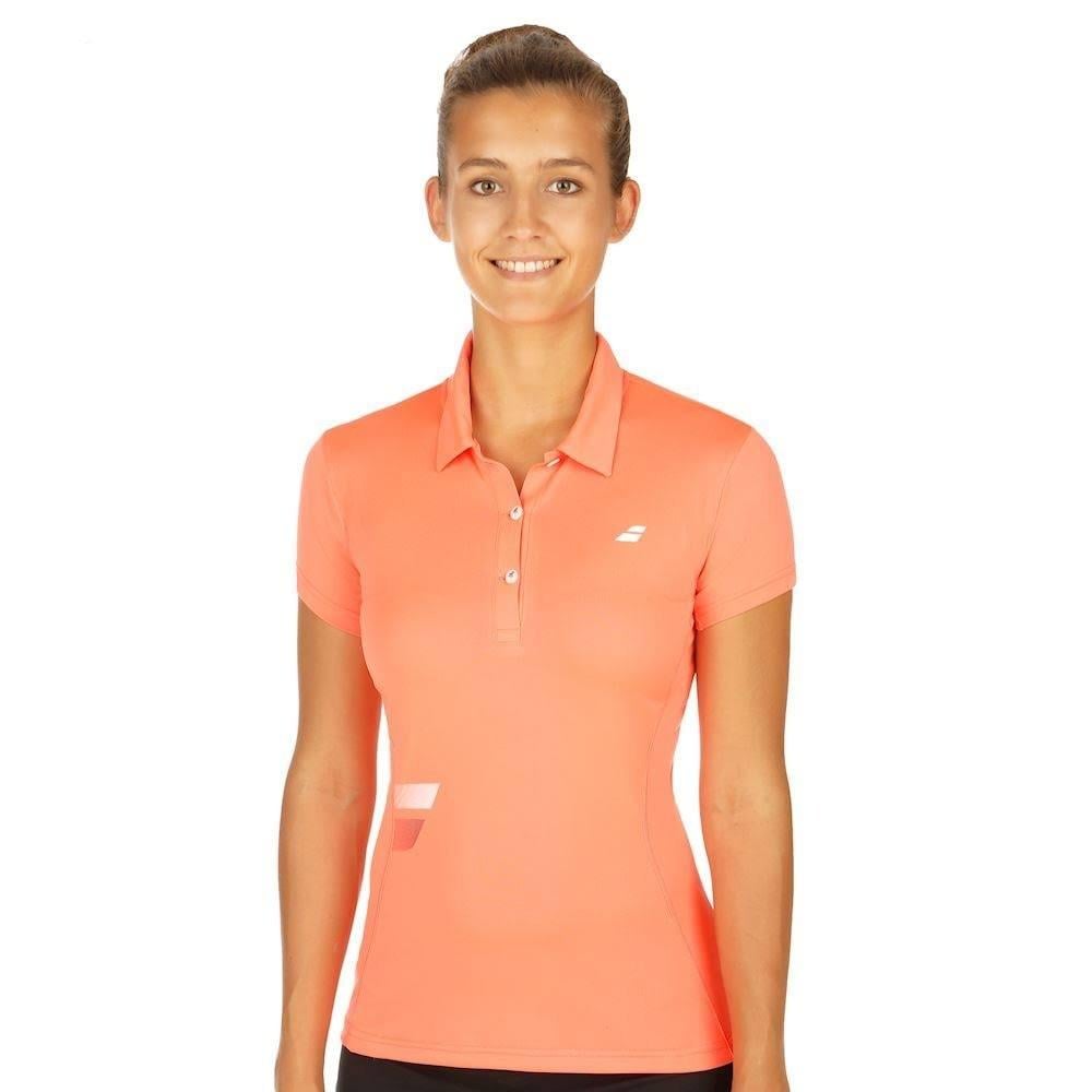 Поло женское Babolat Core club Polo fluo S Red (3WS17021/201 S)