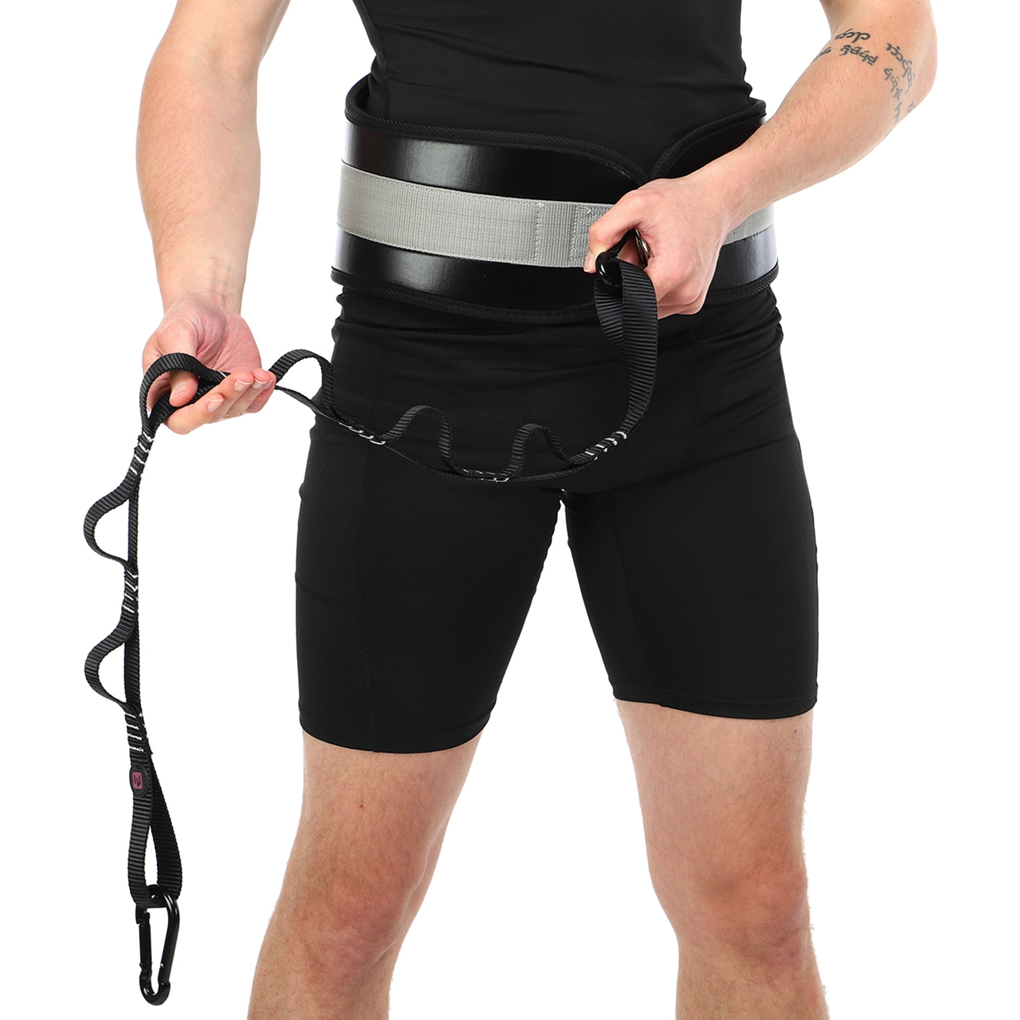 Пояс для отягощений EZOUS N-05 SOFT DIP BELT 98x19 см Черно-серый (664c88d91a40d4541c5f8e7d)