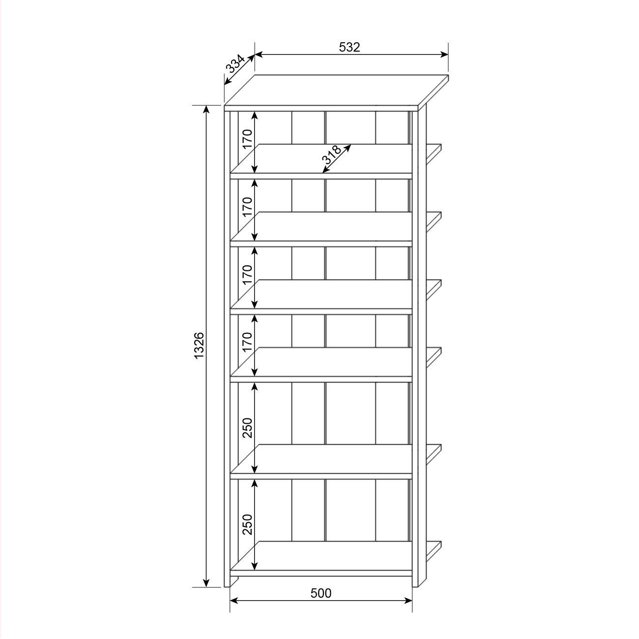 Тумба для взуття Corners Flash-12 Дуб венге (KRN-4011-03) - фото 4