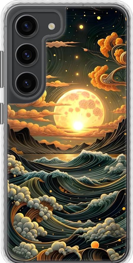 Чехол на Samsung Galaxy S23 Арт волны (6332pc-2907-42517)