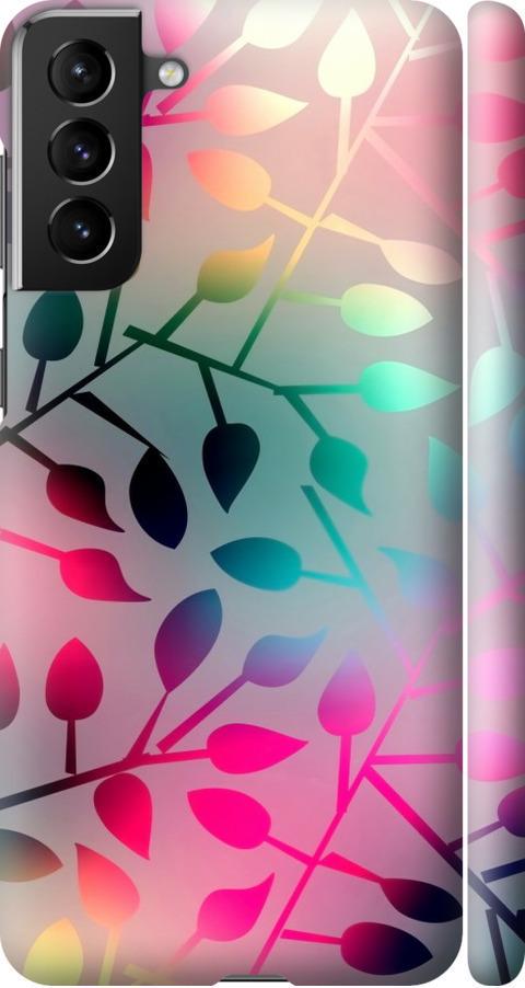 Чехол на Samsung Galaxy S21 Plus Листья (2235m-2115-42517)