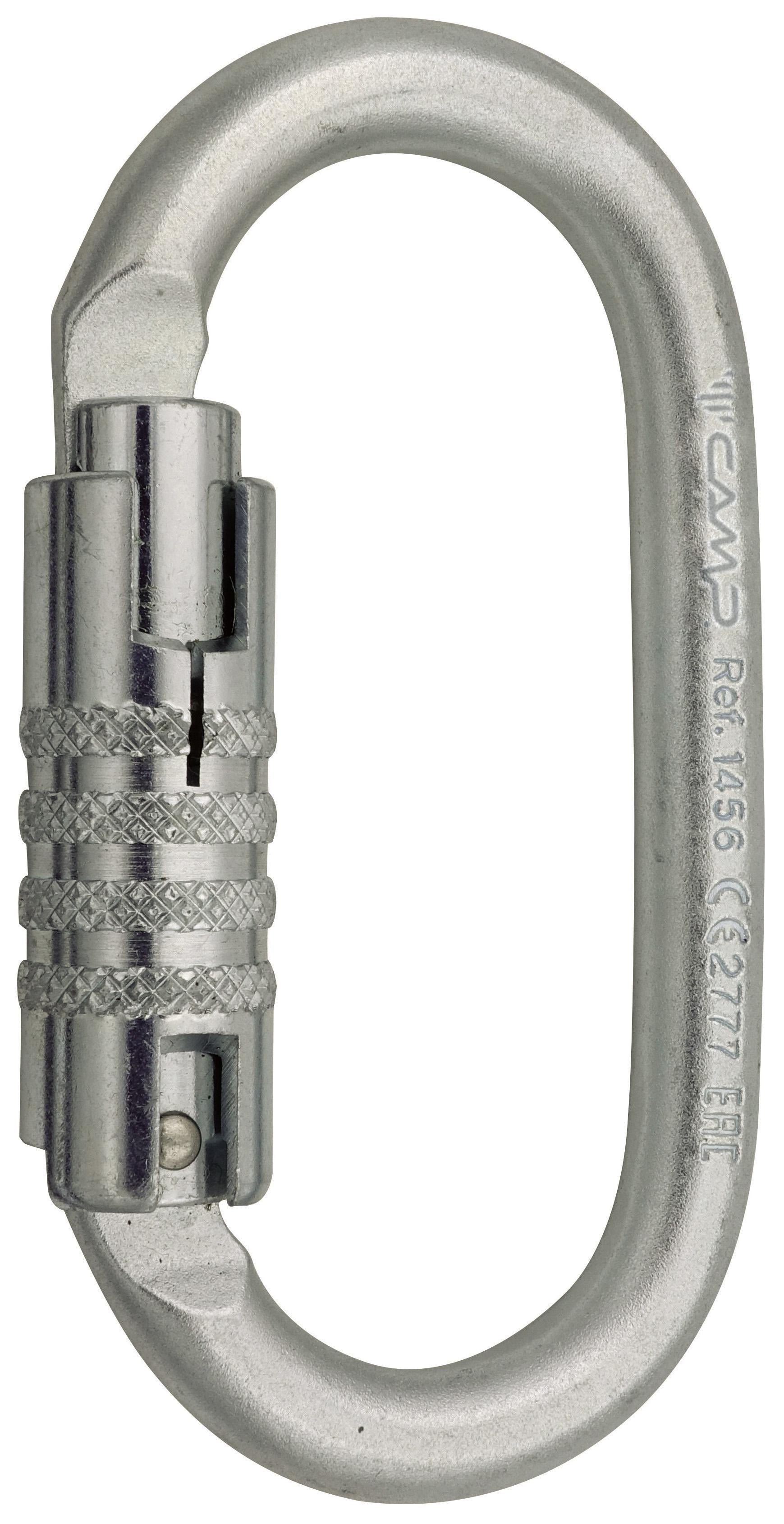 Карабин стальной CAMP OVAL PRO 3LOCK (1456)