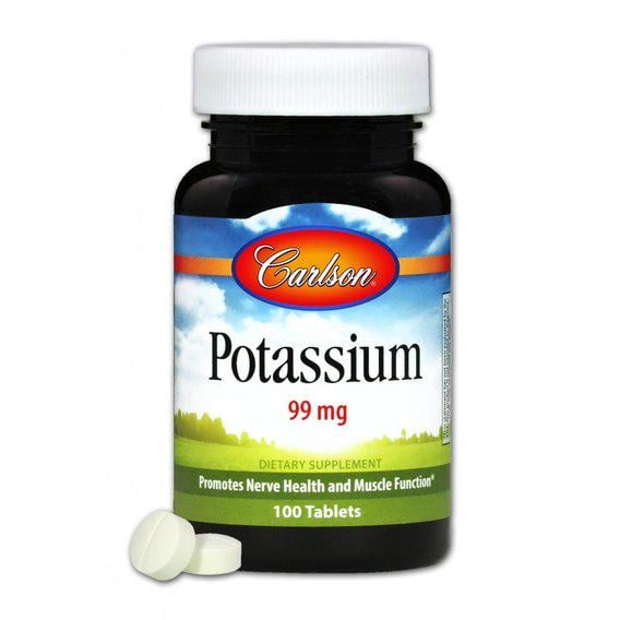 Микроэлемент Калий Carlson Labs Potassim 100 Tabs Микроэлемент Калий Carlson Labs Potassim 100 Tabs
