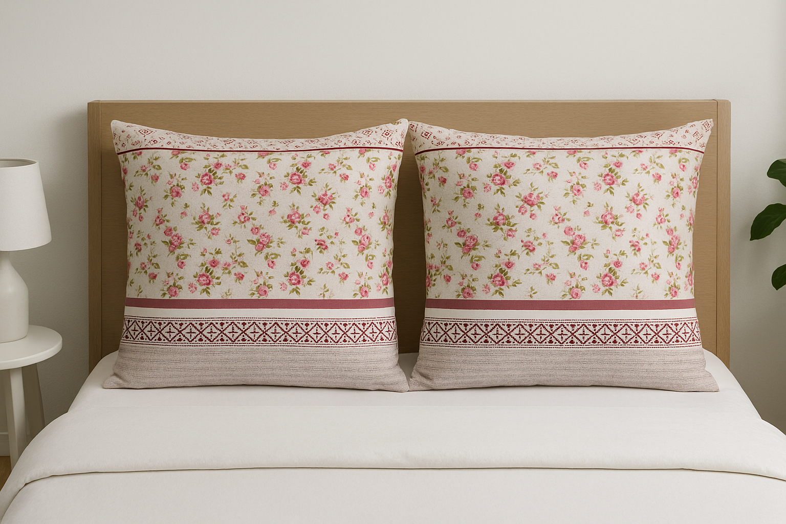 Наволочки Wildflowers 2 из бязи 70х70 см 2 шт. (G-2305WF2/x70)
