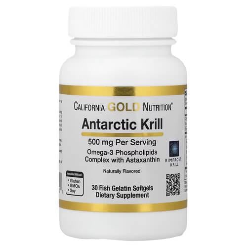 Олія криля CGN Krill Oil with Astaxanthin 500 мг 30 Softgels (CGN-01100)