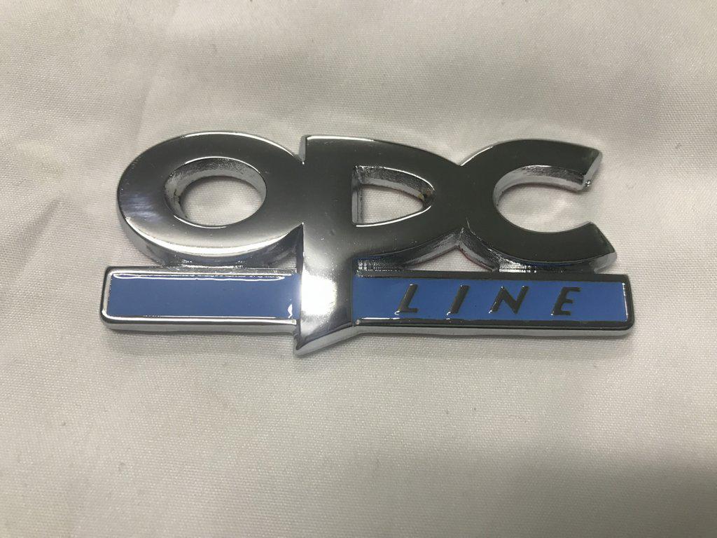 Металический шильдик OPC Line Davs Auto для Opel Astra J 2009-2015 гг. нержавеющая сталь Хром