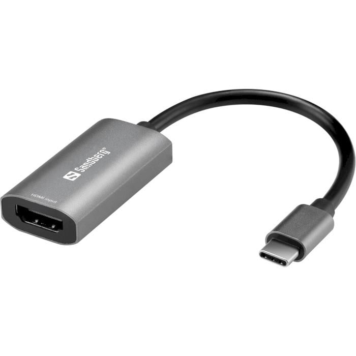 Перехідник Sandberg USB 3.1 TypeC M - HDMI F (136-36)