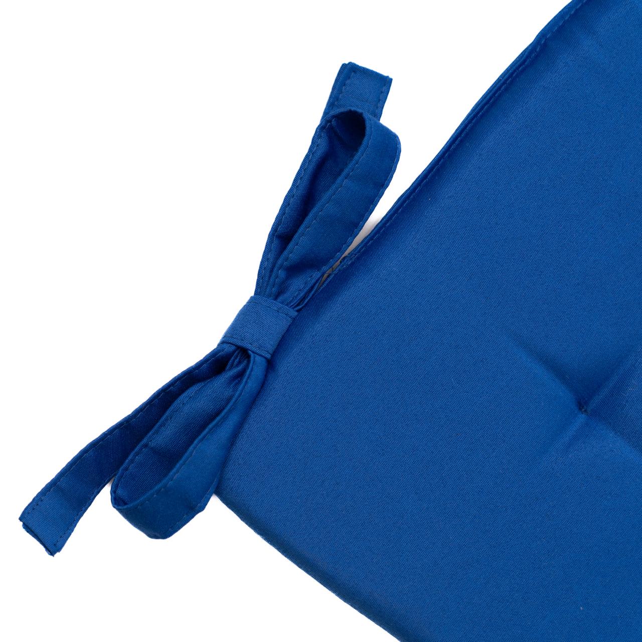 Подушка для стула/кресла/табурета 35х35х3 см Синий (1798509896) - фото 2