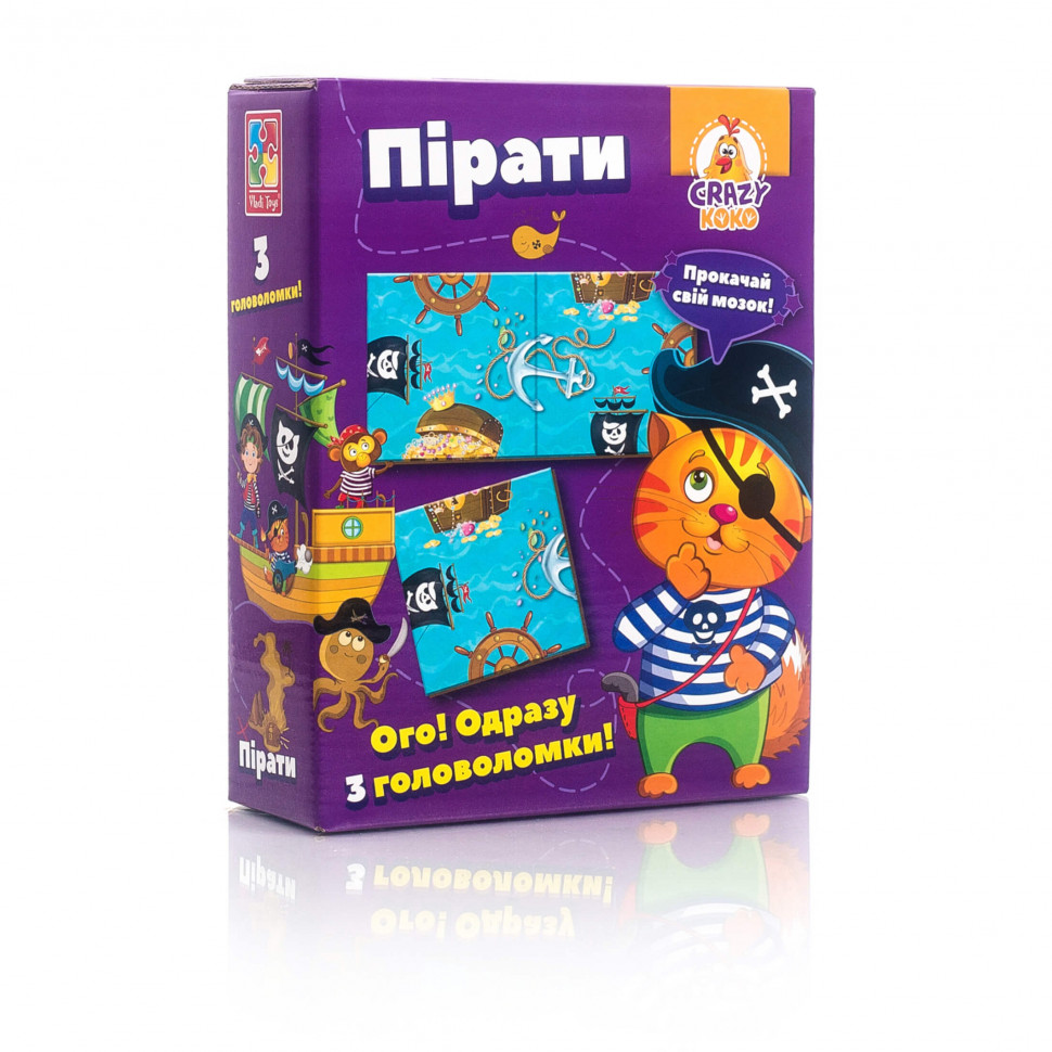 Игра настольная Vladi Toys Crazy koko головоломки-пираты (vt8055-11)