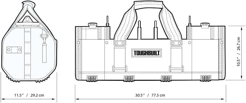 Сумка для инструментов ToughBuilt HardBody модульная (TB-81-30-BEA) - фото 9