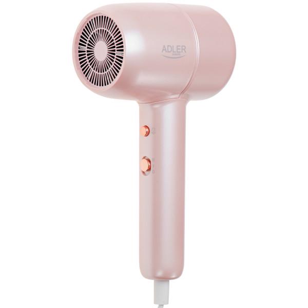 Фен для волос Adler AD 2279p 1800W 2 скорости 2 температурных режима ионизация Pink (AD2279P) - фото 5 Фен для волос Adler AD 2279p 1800W 2 скорости 2 температурных режима ионизация Pink (AD2279P) - фото 5