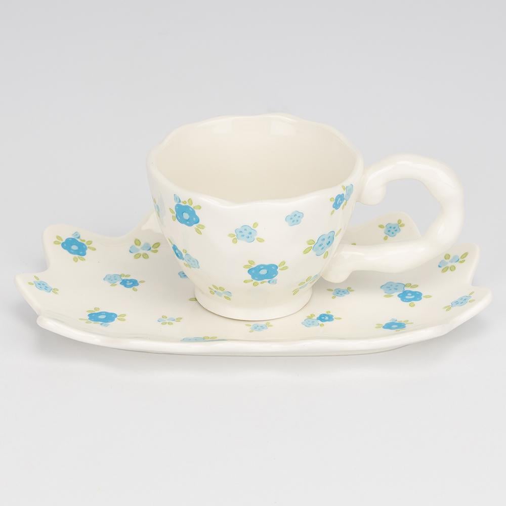 Чашка с блюдцем Небесные цветы Modern 150 мл