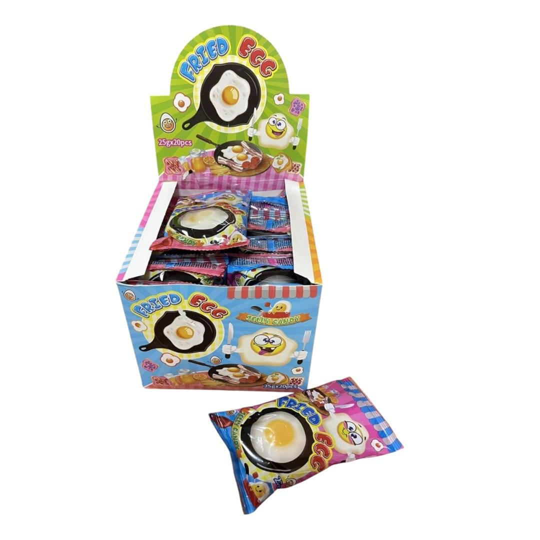 Конфеты желейные Fried Egg Яичница 20 шт. 25 г (00000006326)