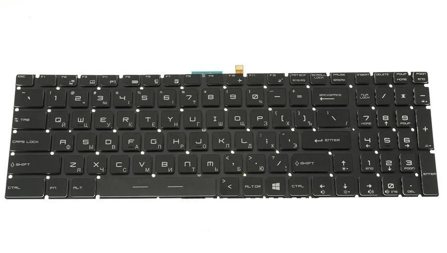 Клавиатура для ноутбука MSI GE72 Черный (184906)