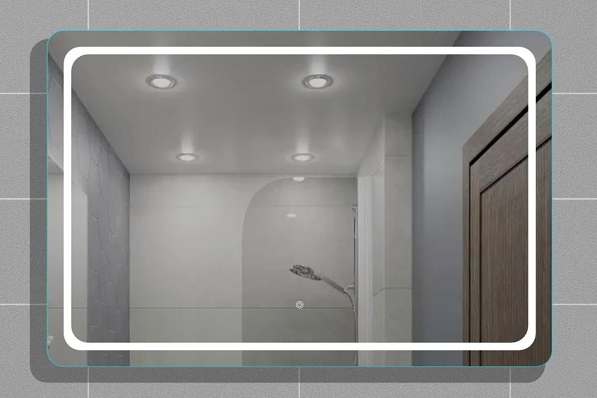 Зеркало для ванной комнаты AVT с LED подсветкой и сенсорным выключателем 1200х800 мм (avt-К-23) Зеркало для ванной комнаты AVT с LED подсветкой и сенсорным выключателем 1200х800 мм (avt-К-23)