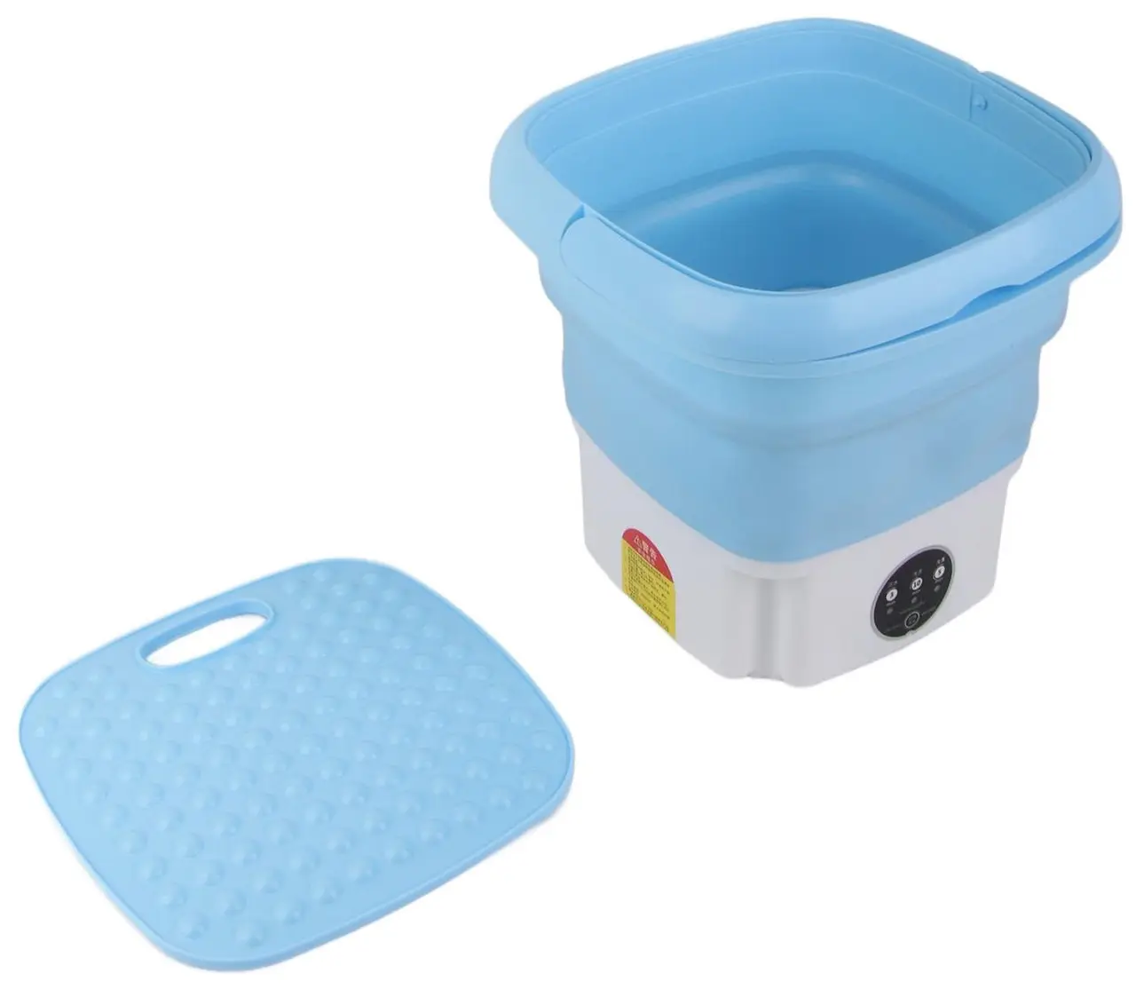 Стиральная машина мини ведро складное Maxtop MR-2098 Голубой (29197513) - фото 8 Стиральная машина мини ведро складное Maxtop MR-2098 Голубой (29197513) - фото 8