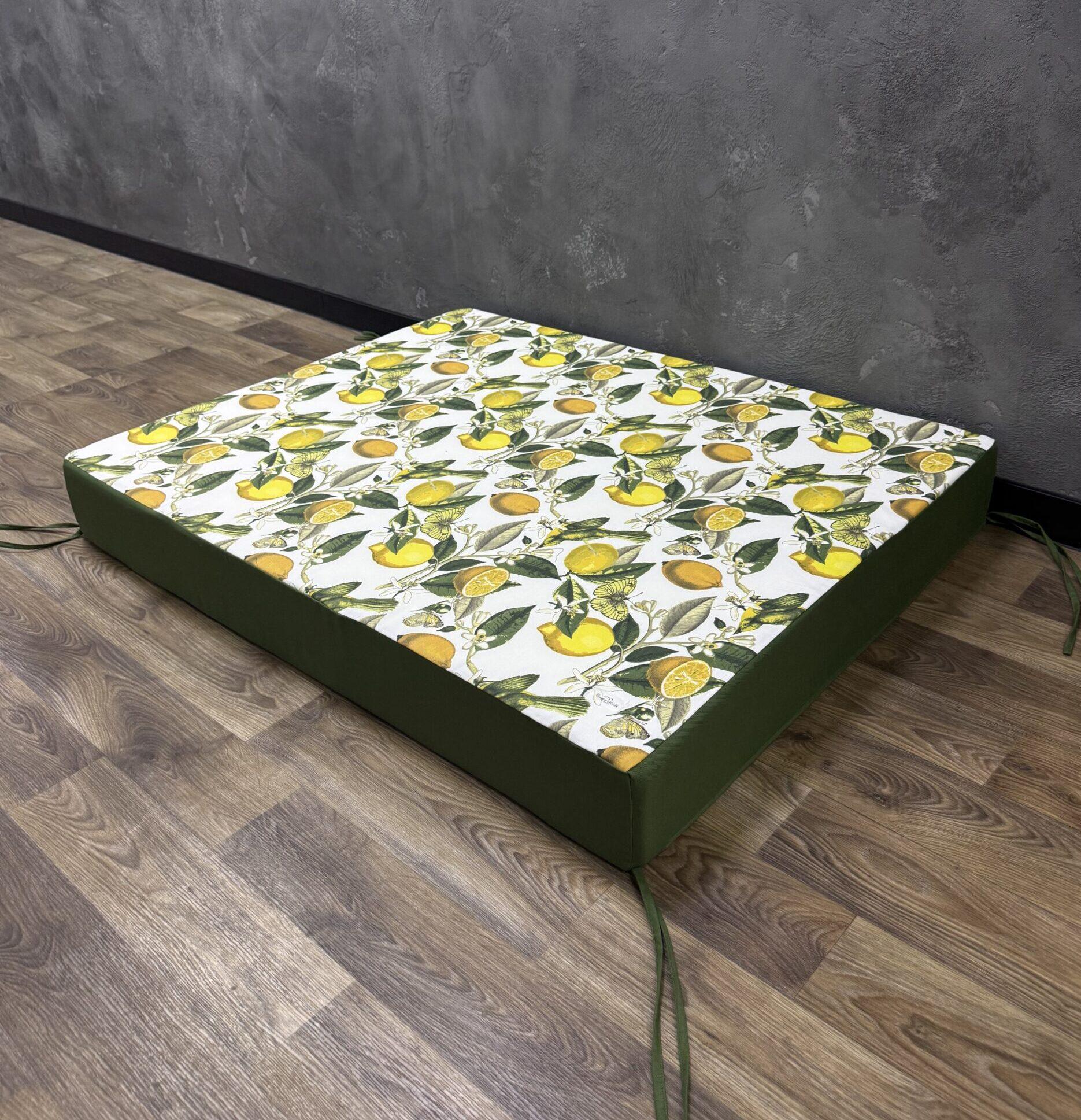 Матрас Comfort Home Lemon meyeri на подоконники/каркасы/поддоны/садовую мебель панама 120х40х5 см
